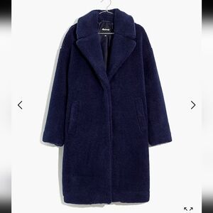 Madewell (Re)sourced Teddy Sherpa Coat XXL